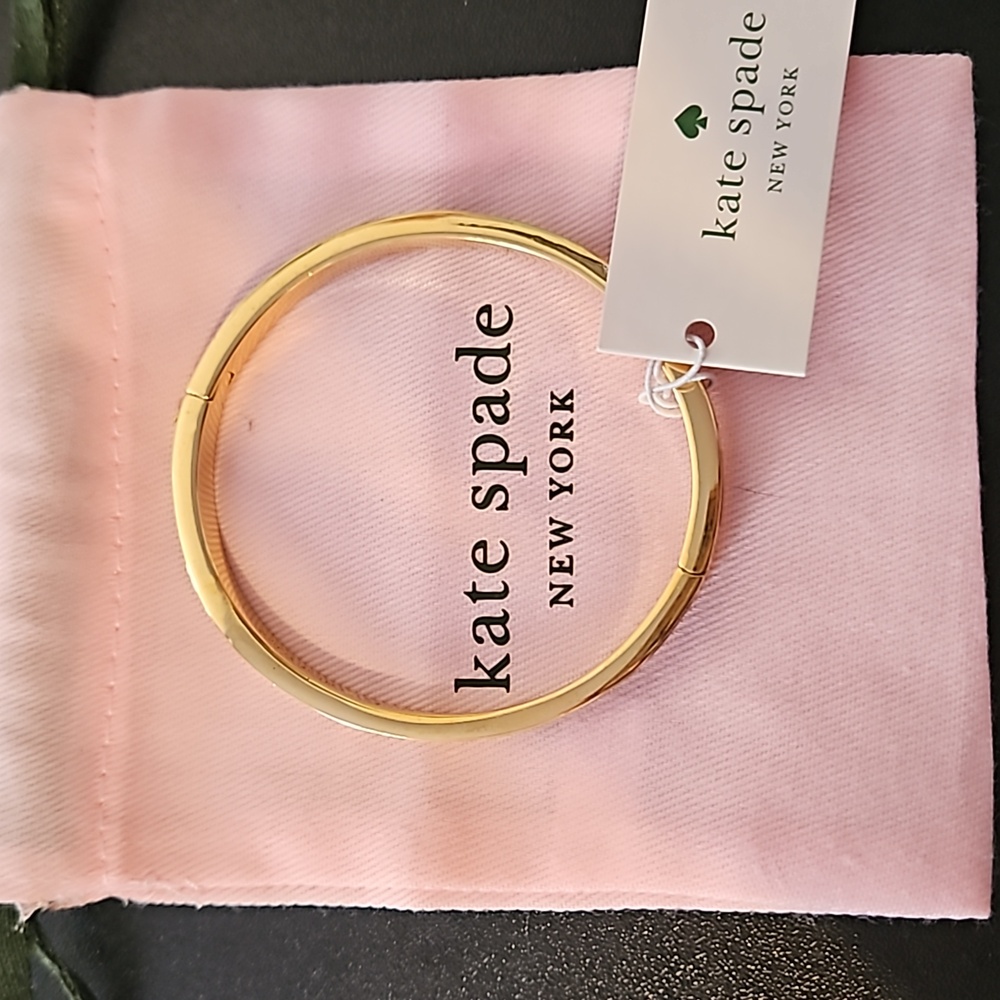 Kate Spade black and gold bracelet